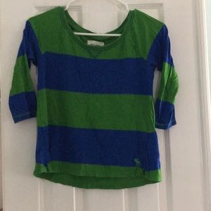Girls Green & blue shirt
